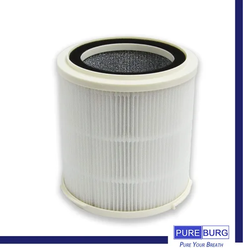 Miniatura 5 de PUREBURG Filtro de repuesto compatible con purificador de aire INTEY NY-BG55, H13 True HEPA y filtración multicapa de carbón activado, paquete de 2