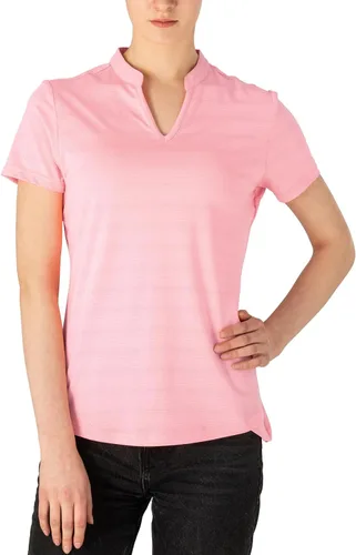Miniatura 88 de Gopune Polo de golf con cuello en V para mujer, sin cuello, manga corta, ligera, de secado rápido, camisetas de tenis para correr