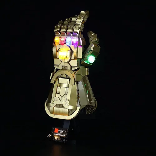 Miniatura 4 de BRIKSMAX Kit de iluminación LED para Infinity Gauntlet – Compatible con modelo de bloques de construcción Lego 76191 – no incluye el juego Lego