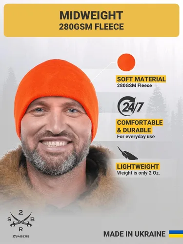 Miniatura 2 de Gorro de invierno cálido de forro polar para hombre, gorro táctico militar del ejército