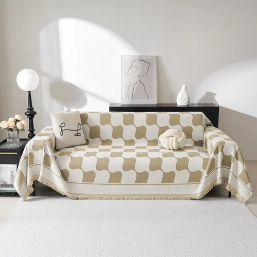 Miniatura 34 de MEETSKY Fundas para sofá modular de 3 cojines, lavables, mezcla de felpilla suave, protector de muebles, funda decorativa de estilo moderno