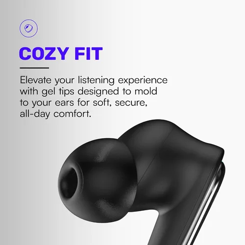 Miniatura 4 de Auriculares Raycon Pro inalámbricos Bluetooth con cancelación activa de ruido híbrida, modo de consciencia, 40 horas de batería, 6 micrófonos
