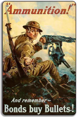 Miniatura 9 de Póster de metal de la Segunda Guerra Mundial "You Give Us the Fire!" 1942 de la Fuerza Aérea del Ejército de los Estados Unidos de 8 x 12 pulgadas