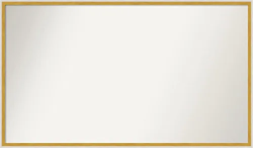 Miniatura 843 de Amanti Art Espejo de baño blanco para sobre el fregadero, 32 x 45 pulgadas, espejo de tocador rectangular blanco esbelto, marco de madera moderno