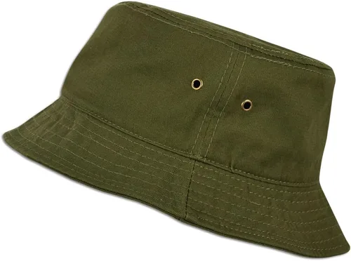 Miniatura 10 de Sombrero de cubo de algodón Pesca Boonie visera visera Sun Safari Verano Camping