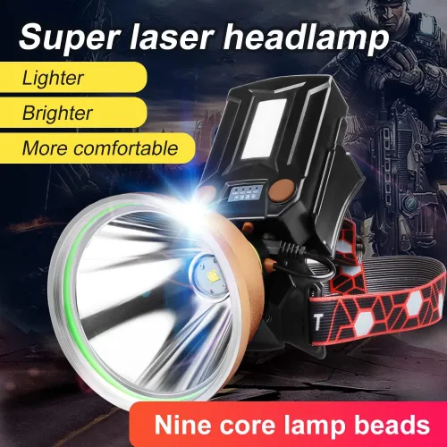 Miniatura 2 de Luces de Caza de Mapache, Linterna de Cabeza LED de Alta Potencia, Linterna de Cabeza Recargable Superbrillante, Linterna de Foco al Aire Libre