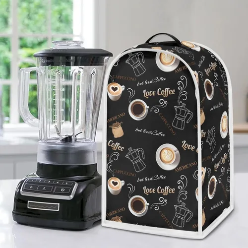 Cubierta de tela para licuadora de café, cubierta de tela para mezcladores, cubierta de jugo duradera para la mayoría de licuadoras estándar,