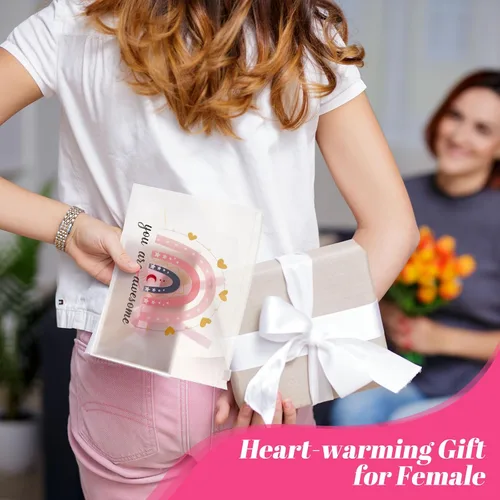 Miniatura 5 de 100 piezas de regalo inspirador a granel para mujeres, bolsa de cosméticos, bolsa de maquillaje EVA con cremallera para graduación 2026, cumpleaños