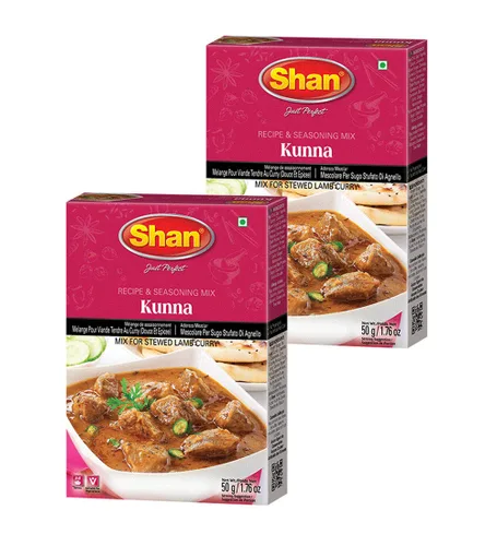 Miniatura 229 de Shan Korma Recipe and Seasoning Mix 1.76 oz (50g) - Spice Powder for Traditional Meat in Yogurt Sauce - Suitable for Vegetarians - Airtight Bag in a