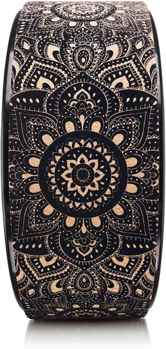 Miniatura 3 de YOGA DESIGN LAB THE YOGA WHEEL Rueda de ejercicio ecológica impresa extra fuerte, acolchada, diseñada en Bali Mejora tus posturas y estira más