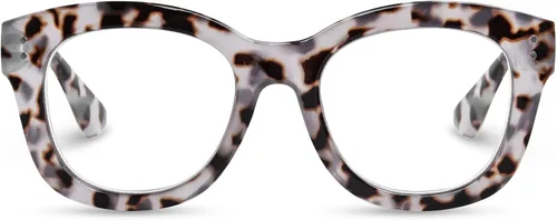 Oprah Style - Lentes de lectura para mujer, de gran tamaño, con bloqueo de luz azul, para lectura de computadora con bisagra de resorte