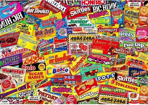 YINSHENG Rompecabezas para adultos de 1000 piezas - Crazy Candy - Rompecabezas de 1000 piezas para adultos y niños, juego educativo, regalo para