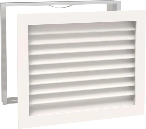 Miniatura 10 de Worth Home Products - Rejilla de retorno vertical de AC de 10 pulgadas de ancho x 20 pulgadas de alto x 3 pulgadas de profundidad para paredes