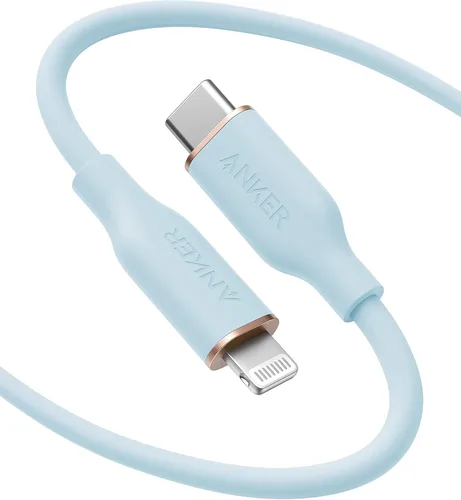 Miniatura 15 de Anker Cable USB C a Lightning, cable certificado MFi para iPhone 13 Pro 12 Pro Max 12 11 X XS, soporta entrega de energía (3 pies, blanco nube)