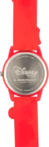 Miniatura 3 de Disney Mickey Mouse - Reloj analógico de cuarzo 3D para niños, Rojo