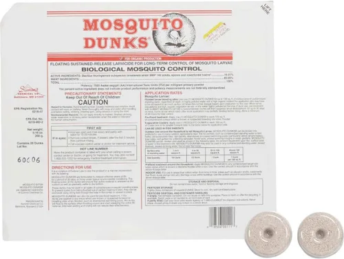 Miniatura 7 de Tableta Summit Mosquito Dunk, 20 unidades (paquete de 1)