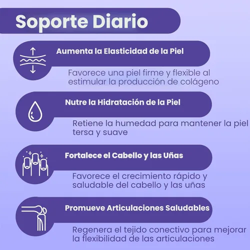 Miniatura 5 de Sanar Naturals Pastillas de colágeno con vitamina C, E - Apoya la salud del cabello, las uñas, la piel, las articulaciones y los huesos. Suplemento