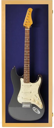 Miniatura 28 de PENNZONI Vitrina para guitarra eléctrica, estuche acrílico para guitarra eléctrica, soporte de pared, estuche de pared para guitarra hecha de marco