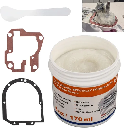 Miniatura 8 de Grasa de grado alimenticio de 6 onzas para batidoras de pie de cocina, hecha con juntas 4162324, 9709511, Wp4162324, para batidora de pie de cocina