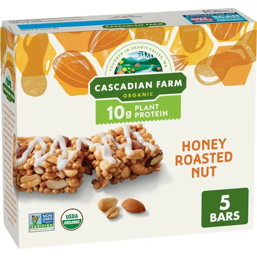 Miniatura 12 de Cascadian Farm Barras de Granola Masticables Orgánicas con Chispas de Chocolate, 6 Barras, 7.4 oz