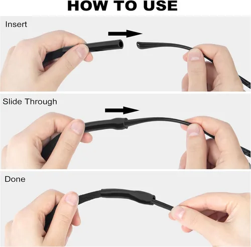 Miniatura 4 de Attmu, cordón deportivo para sostener lentes y lentes de sol, se cuelga en el cuello.