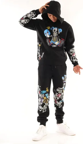 Miniatura 120 de SCREENSHOT Sudadera urbana de forro polar para hombre, diseño de dibujos animados de animación, parche bordado de gel