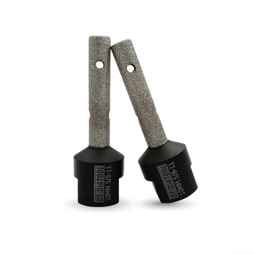 Miniatura 9 de DT-DIATOOL Dedo de diamante/broca de fresado de diámetro 1 "(25 mm) para agrandar o reparar agujeros de azulejos de porcelana, piedra superficial