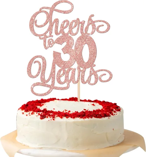 Miniatura 29 de 1 pieza de decoración para tartas de 40 años con purpurina para pastel de 40 años, 40 años, decoración fabulosa para tartas de cumpleaños de 40 Negro
