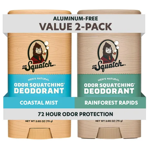 Miniatura 21 de Dr. Squatch Desodorante natural para hombres, sin aluminio, Summer Citrus + Cool Fresh Aloe, 2.65 oz, 2