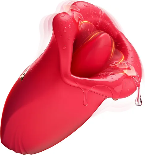 Juguetes Sexuales para Adultos Vibrador, Juguete Rosa, Estimulador Sexual Rosa para Mujeres con 10 Modos de Vibración y 10 Modos de Beso Francés,