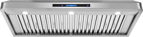 Miniatura 17 de COSMO COS-QS75 Campana extractora bajo gabinete de 30 pulgadas, colección Haven, 500 CFM, canalizada, controles táctiles, luces LED, acero inoxidable