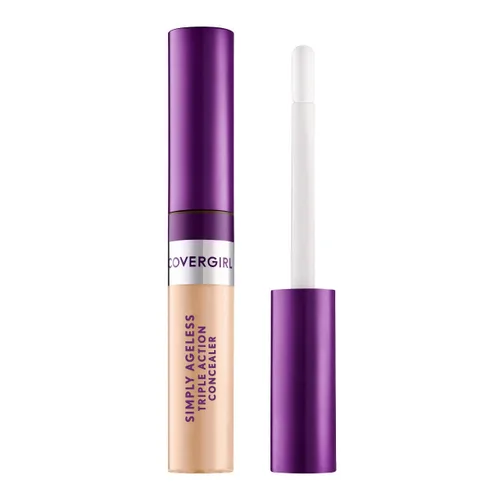 Miniatura 8 de COVERGIRL Corrector de triple acción Simply Ageless ligero, paquete de 1 Claro