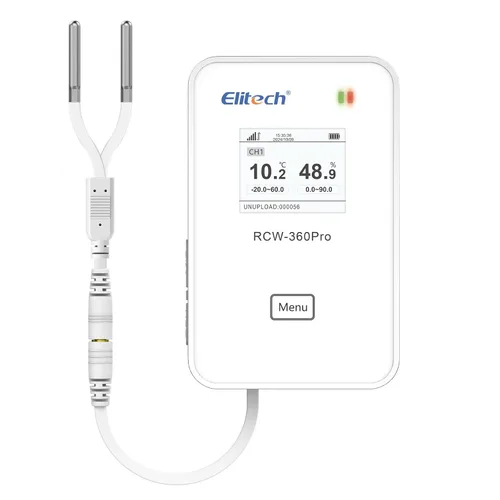 Miniatura 6 de Elitech Sonda de temperatura dual para RCW-360Pro, -40°F a 176°F, sensor digital de detección automática de cable de 16.4 pies con certificado