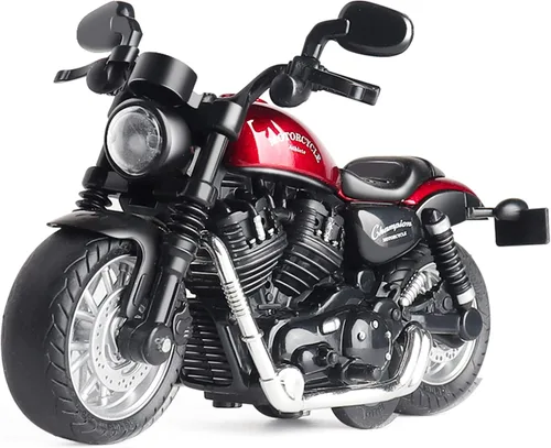 Miniatura 8 de Mini Motocicleta de Juguete - Autos de Juguete de Retroceso con Sonido y Luz, Motocicletas de Juguete para Niños Pequeños, Juguetes de Motocicleta