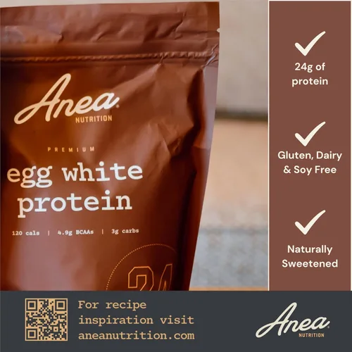 Miniatura 7 de Proteína de clara de huevo de Anea - Chocolate 0.85 oz de proteína Sin grasa, sin colesterol 0.17 oz de BCAA Perfil completo de aminoácidos