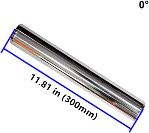 Miniatura 3 de Tubo de aluminio recto de 4 pulgadas (4.016 in) de diámetro exterior con extremos con cuentas, para intercooler y entrada, pulido de 11.81 pulgadas