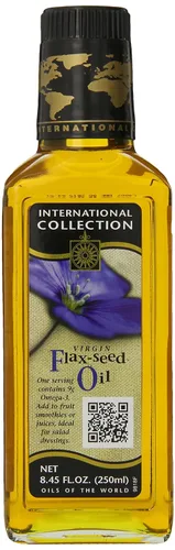 International Collection Aceite, semillas de lino, 8.45 onzas
