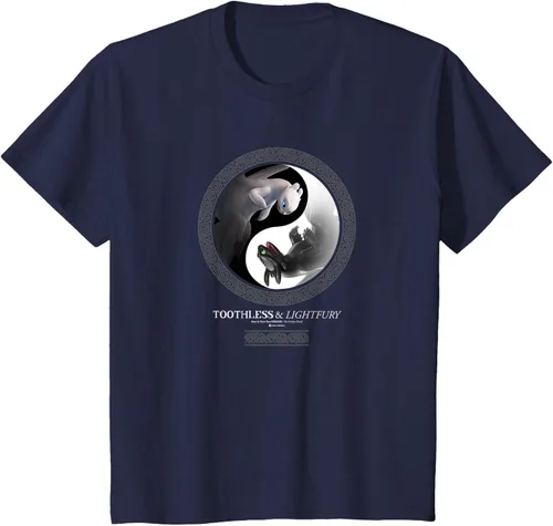 Miniatura 35 de Cómo entrenar a tu dragón 3 Yin Yang Dragon Camiseta