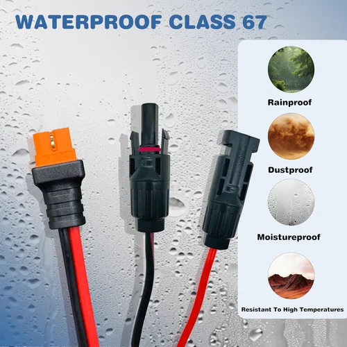 Miniatura 4 de Cable de extensión de carga solar a XT60i de 3 pies/6 pies/12 pies/25 pies/50 pies, conectores solares a adaptador XT60i para centrales eléctricas
