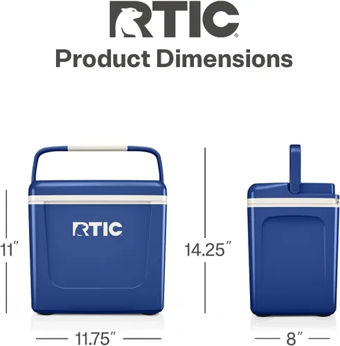 Miniatura 5 de RTIC Hielera Personal para Viaje por Carretera de 8 QT, Pequeña, Compacta, Aislada, Caja de Hielo Portátil para Comida, Bebida, Bebidas, Playa, Luz
