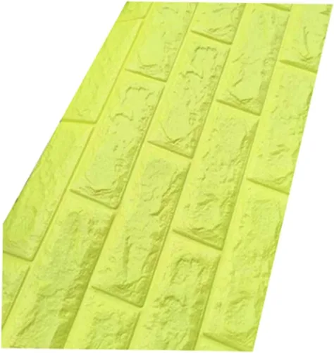 Miniatura 16 de Calcomanías de pared de ladrillo impermeables 3D de 27.56 x 11.81 pulgadas, paneles de pared autoadhesivos de espuma para TV, sala de estar