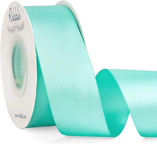 Miniatura 64 de Ribbli - Cinta de satén de doble cara dorada, 1 pulgada x 25 yardas, uso para ramo de lazos, envoltura de regalos, decoración de boda Dorado