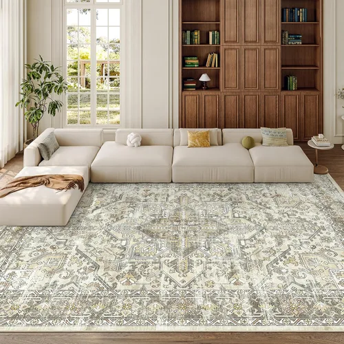 Miniatura 162 de zesthome Alfombra 4x6 - Alfombra Resistente a Manchas Lavable, Alfombras con Respaldo Antideslizante para Sala de Estar, Alfombras Pequeñas de Área