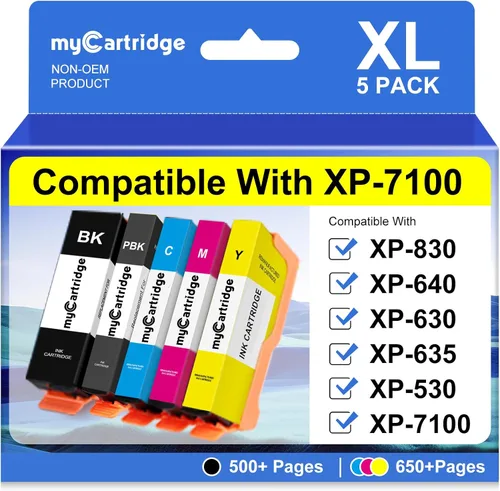 myCartridge Cartucho de tinta remanufacturado de repuesto para impresora Epson 410XL 410 XL T410XL para impresora Epson Expression XP-7100 XP-640