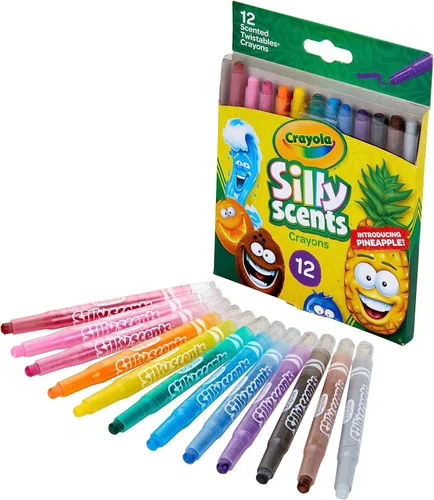 Miniatura 2 de Crayola Silly Scents - Crayones Twistables, 12 unidades, suministros para colorear, regalo para niños
