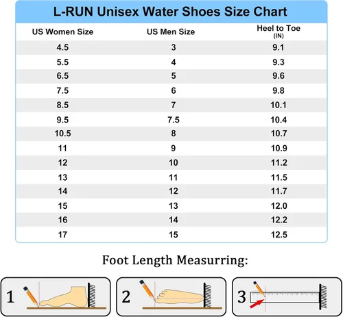 Miniatura 2 de L-RUN Zapatos de agua atléticos para senderismo para hombre y mujer