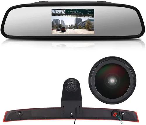 HD 1280x720 píxeles 1000TV líneas 3ª luz de freno cámara reversa cámara de freno cámara de estacionamiento para Mercedes Benz Viano Vito W639 Van 3