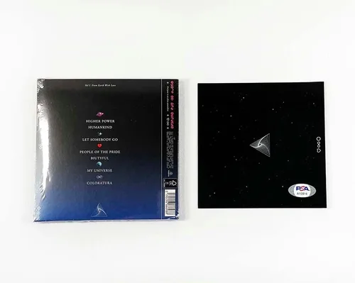 Miniatura 2 de C oldplay firmado cubierta de CD certificado auténtico PSA/ADN COA compatible con coldplay