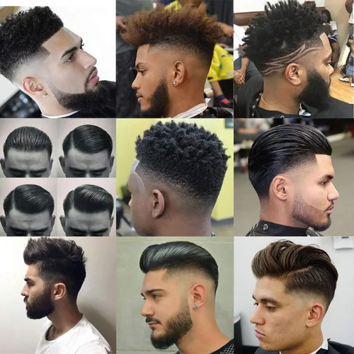 Miniatura 7 de Púas de puño para cabello rizado y afro, púas de plástico de 6.5 pulgadas para mujeres y hombres, juego de arco iris (6 piezas)