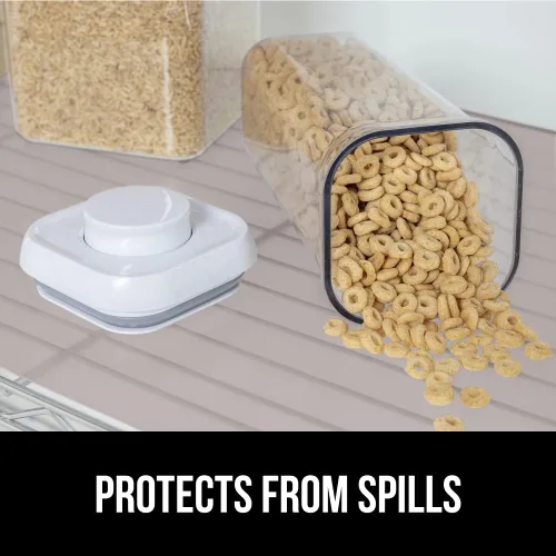 Miniatura 9 de GORILLA GRIP ShelfGuard - Revestimientos compatibles para estantes de alambre con la estantería Amazon Basics, juego de 5 revestimientos